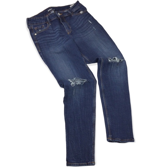 Old Navy Rockstar Super Skinny Jeans Distressed Blue Women's 10 - Picture 2 of 10